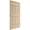 Ekena Millwork Rustic Four Board Joined Board-n-Batten Sandblasted Faux Wood Shutters, 22W x 84H, PR SHUBJS22X84SDPR - alternate 4
